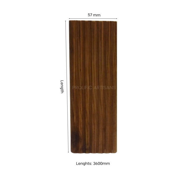 Rima Front view by prolific Artisans Wooden Rima For pergola ,Gazebo & wooden exterior